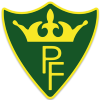Princefield First School logo featuring a green and gold shield with a crown and the initials 'PF,' symbolising excellence in primary education in Penkridge, Staffordshire.